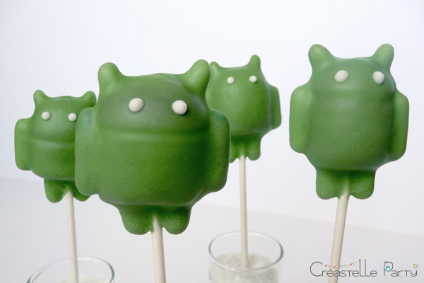Android Cake pops