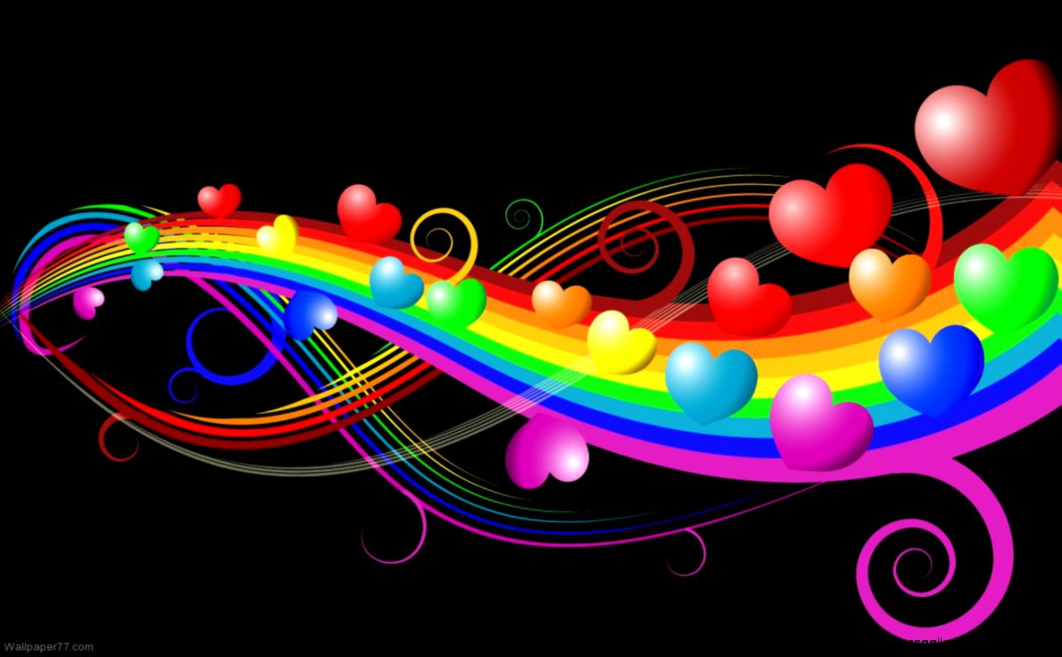 3d Colorful Heart Wallpapers mlane 3d Colorful Heart Wallpapers mlane