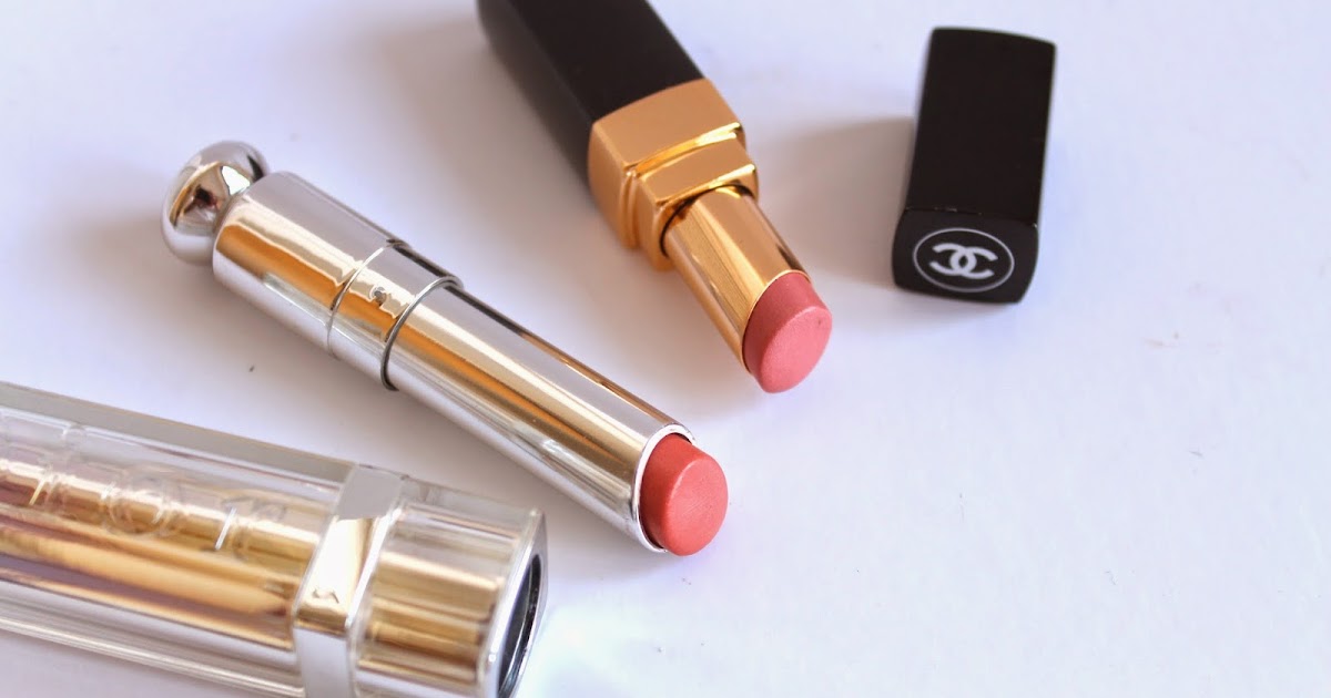 Let's Compare: Chanel Rouge Coco Shine vs. Dior Addict