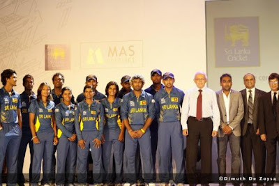 Sri Lanka Cricket Team New Kit Launch for ICC World Cup T20 Tournament 2012