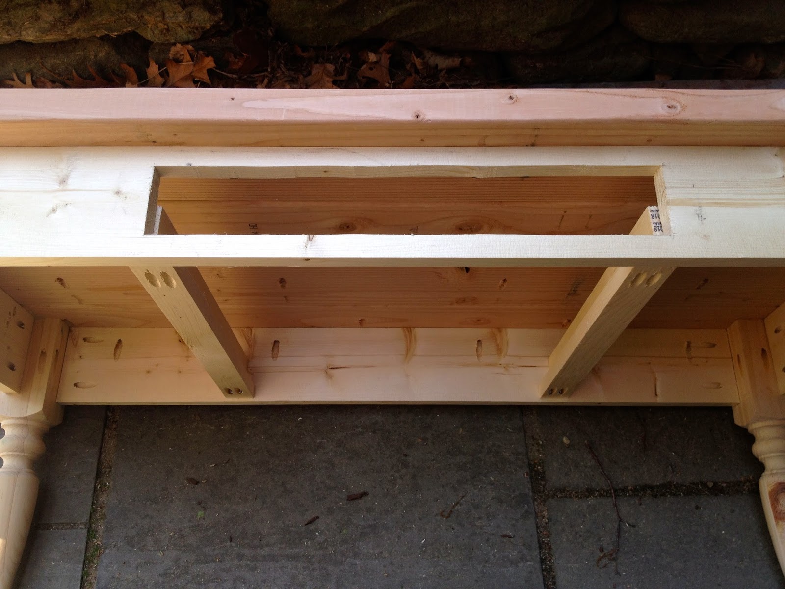 That's My Letter DIY Coffee Table (with drawer)