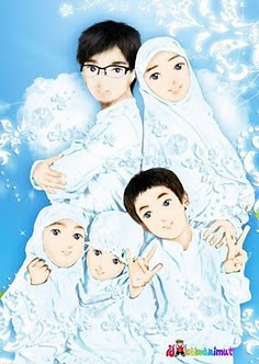 foto muslimah kartun