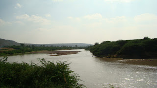 Malaprabha river near the temple