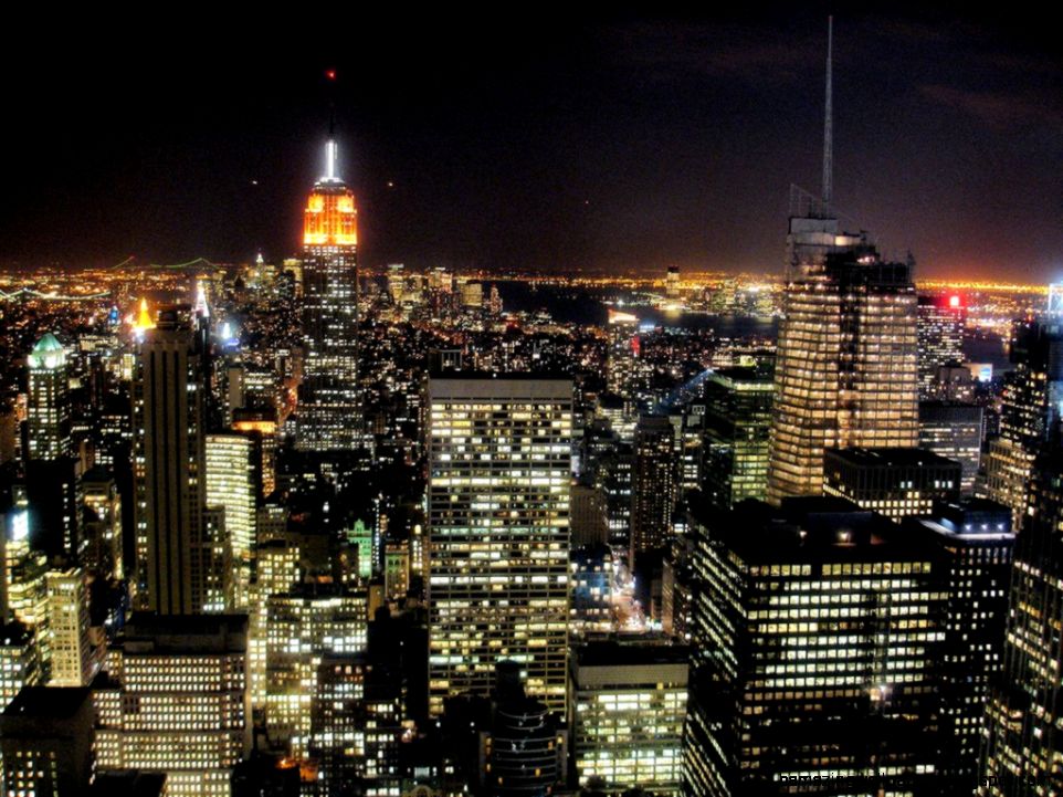Panoramio Photo of City lights of New York at night Panoramio Photo of City lights of New York at night