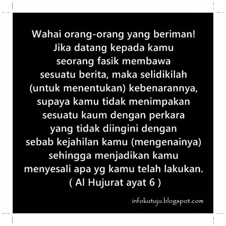 BAHAYA FITNAH | Sumber Catatan