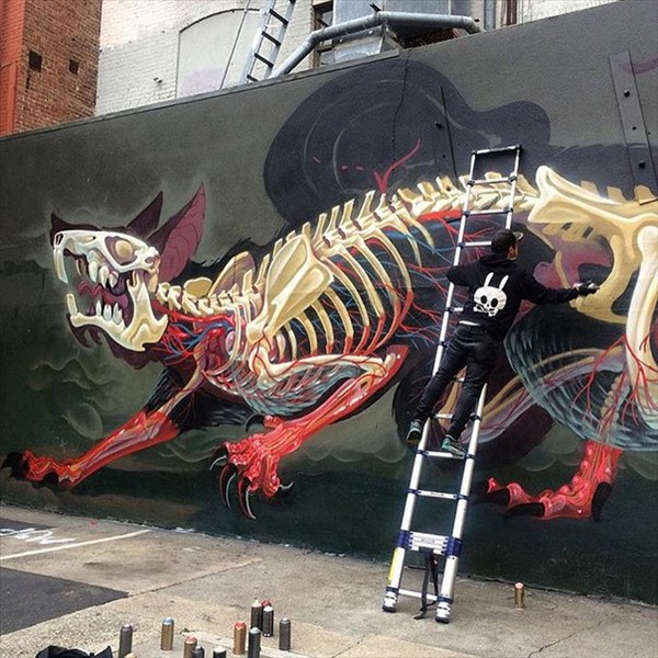 Powerful drawings by the artist NYCHOS My Interests