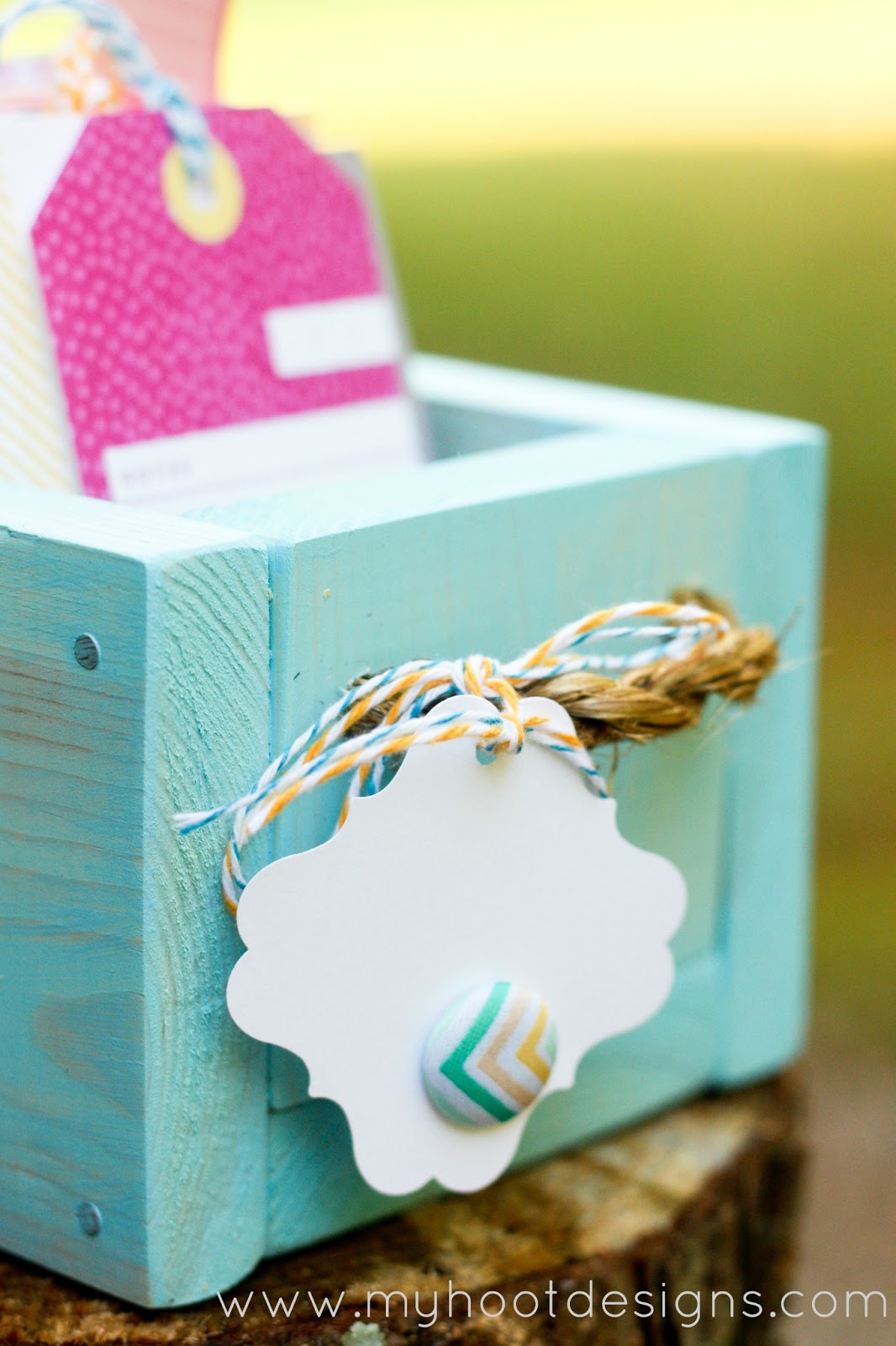 Hoot Designs Twelve Month Calendar Journal Box