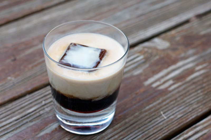 A Less Processed Life What I'm Drinking Black & White Italian Cocktail