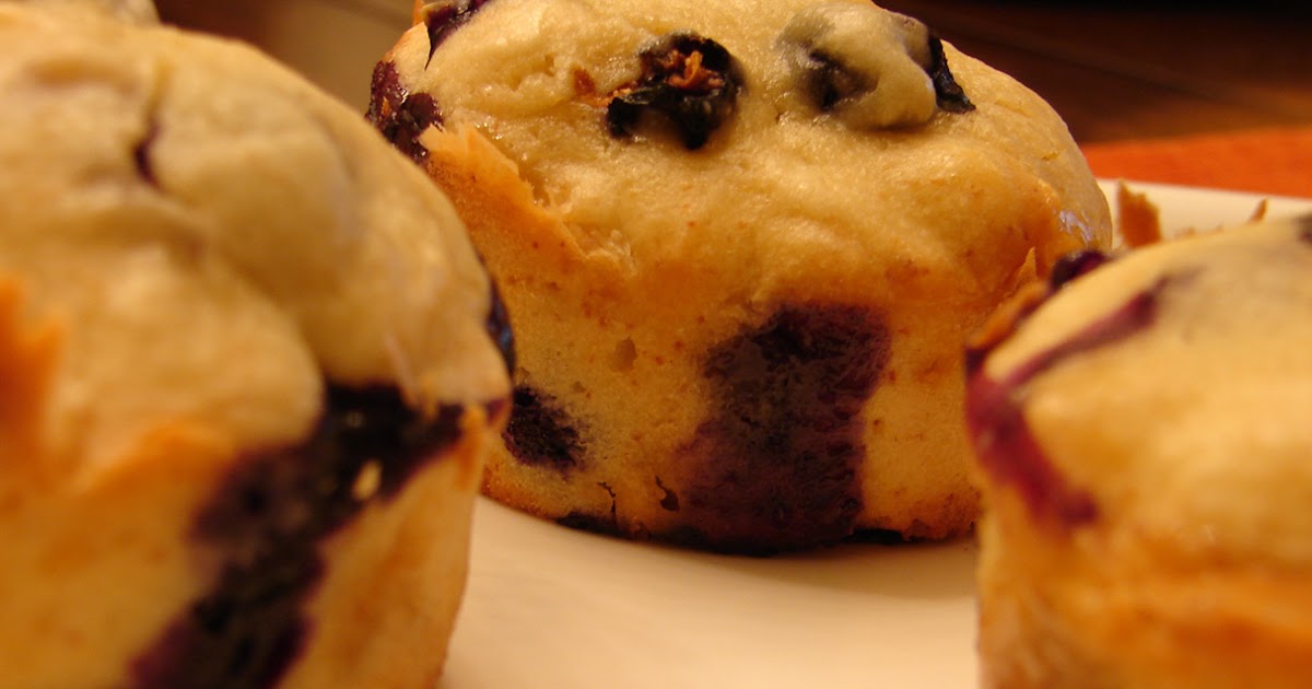 Bee My Chef Muffins de chocolate blanco y arándanos