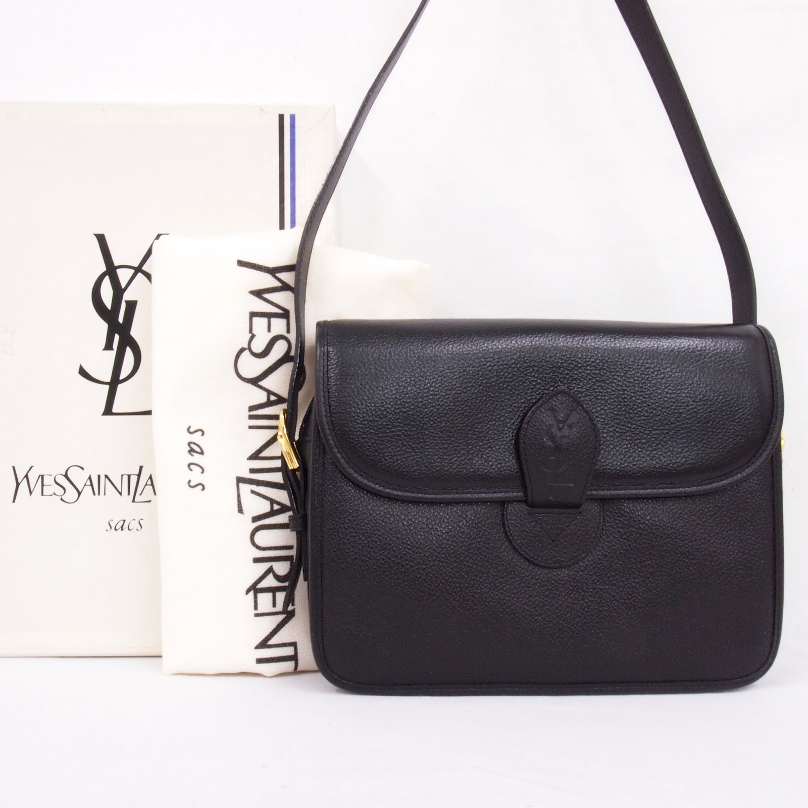 Nina Furfur Vintage Boutique Blog♡ Vintage Yves Saint Laurent Shoulder Bag