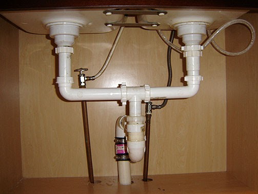 kitchen sink plumbing fixtures