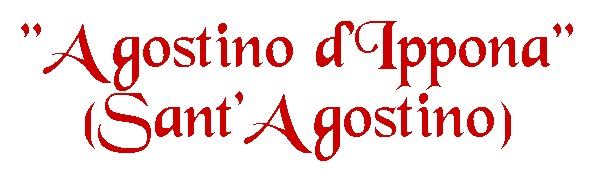 "Agostino d'Ippona - Sant' Agostino"
