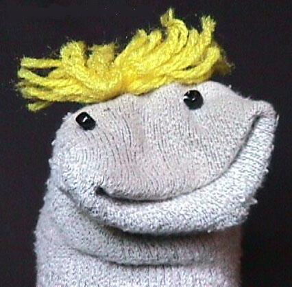 female sock puppet