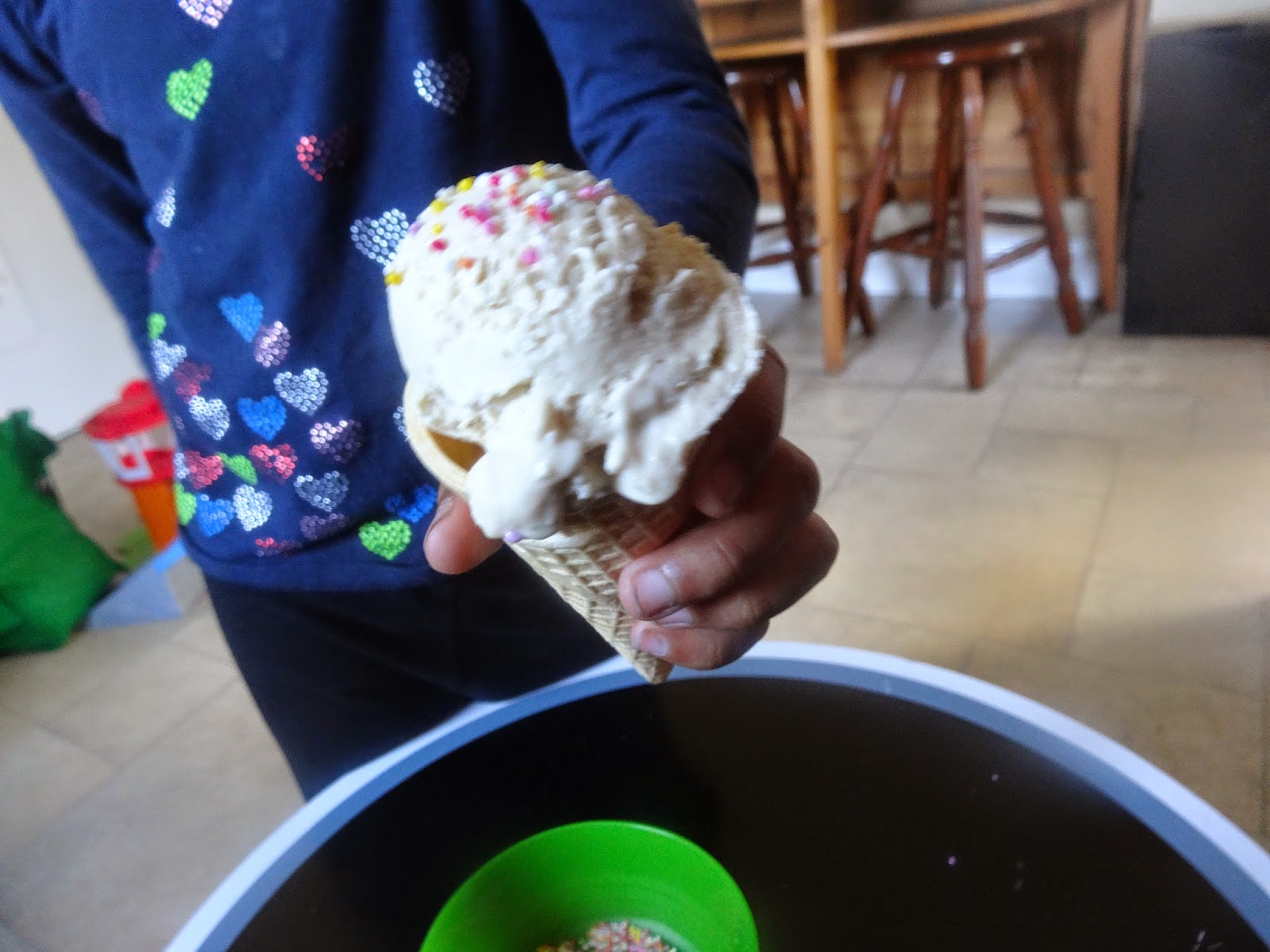 No Meat and Three Veg Vegan NoChurn Vanilla Ice Cream