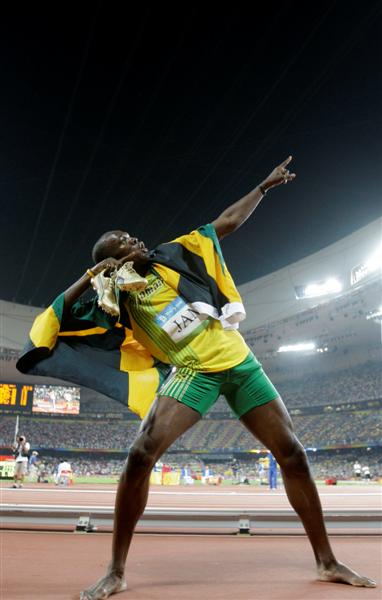 Usain Bolt Winning