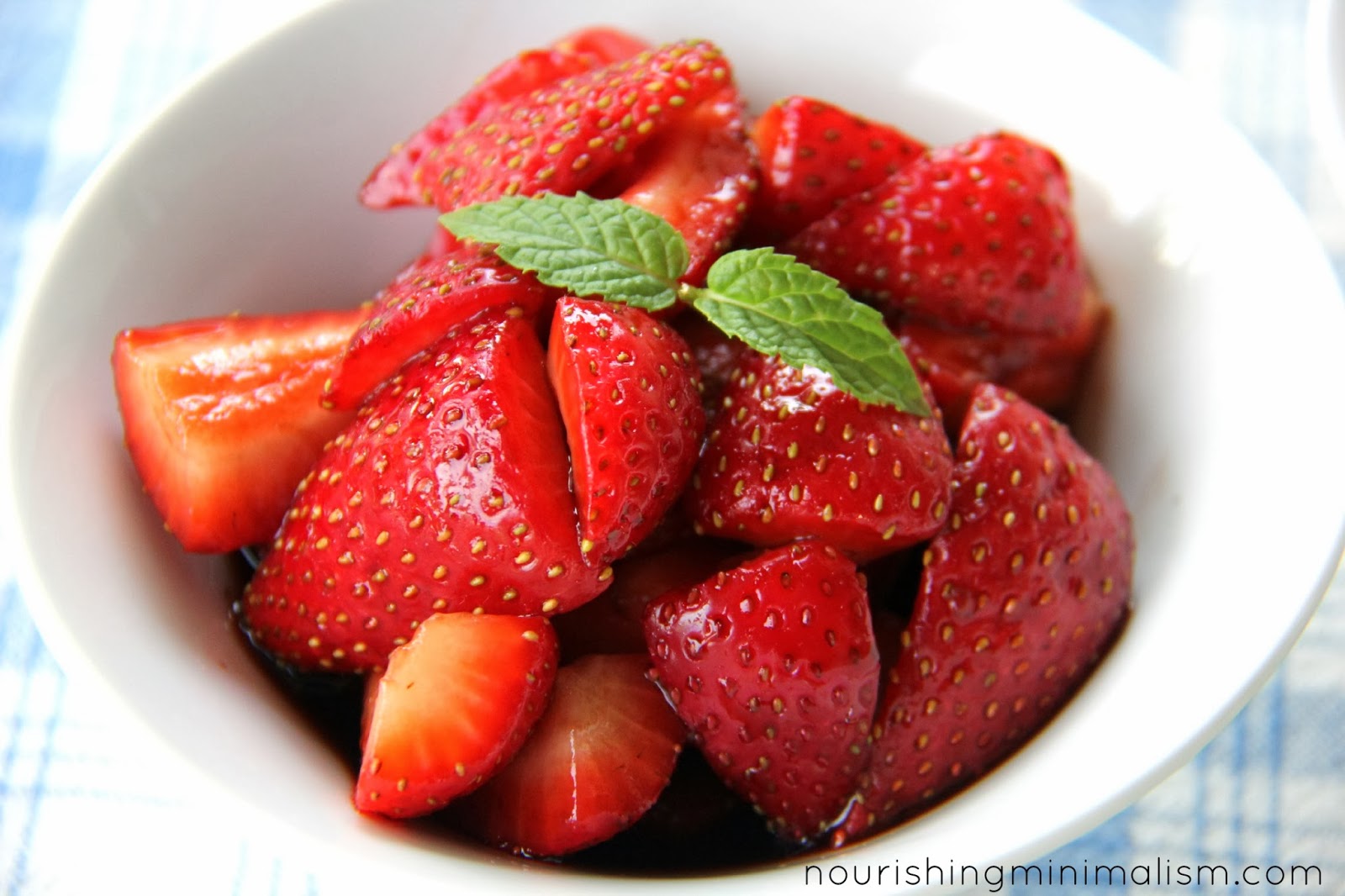 Simple Desserts Strawberries in Balsamic Vinegar Nourishing Minimalism