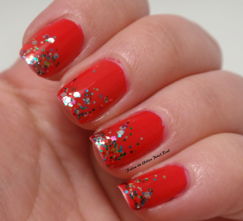 Follow the Yellow Polish Road Ulta Glitter Gradient