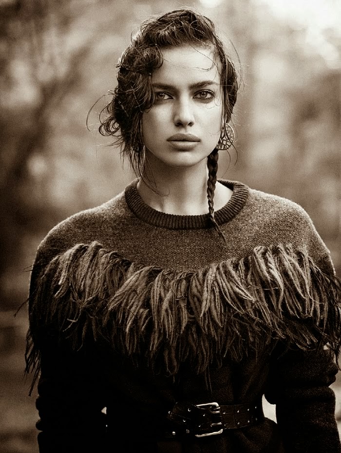 Irina Shayk Magazine Photoshoot For Vogue Spain Magazine December 2013
