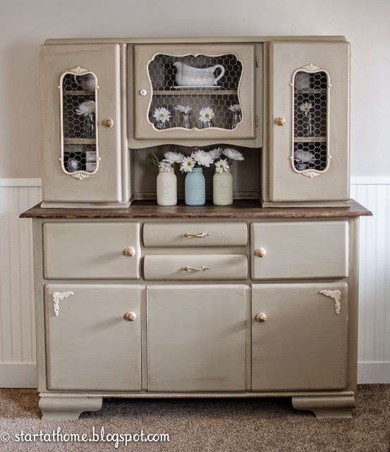 Start at Home Restored German Hutch