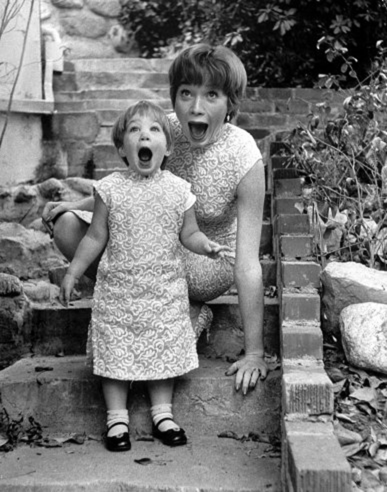 Shirley MacLaine with daughter