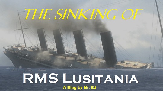 Click on the following links to see my other sea disaster blogs ~