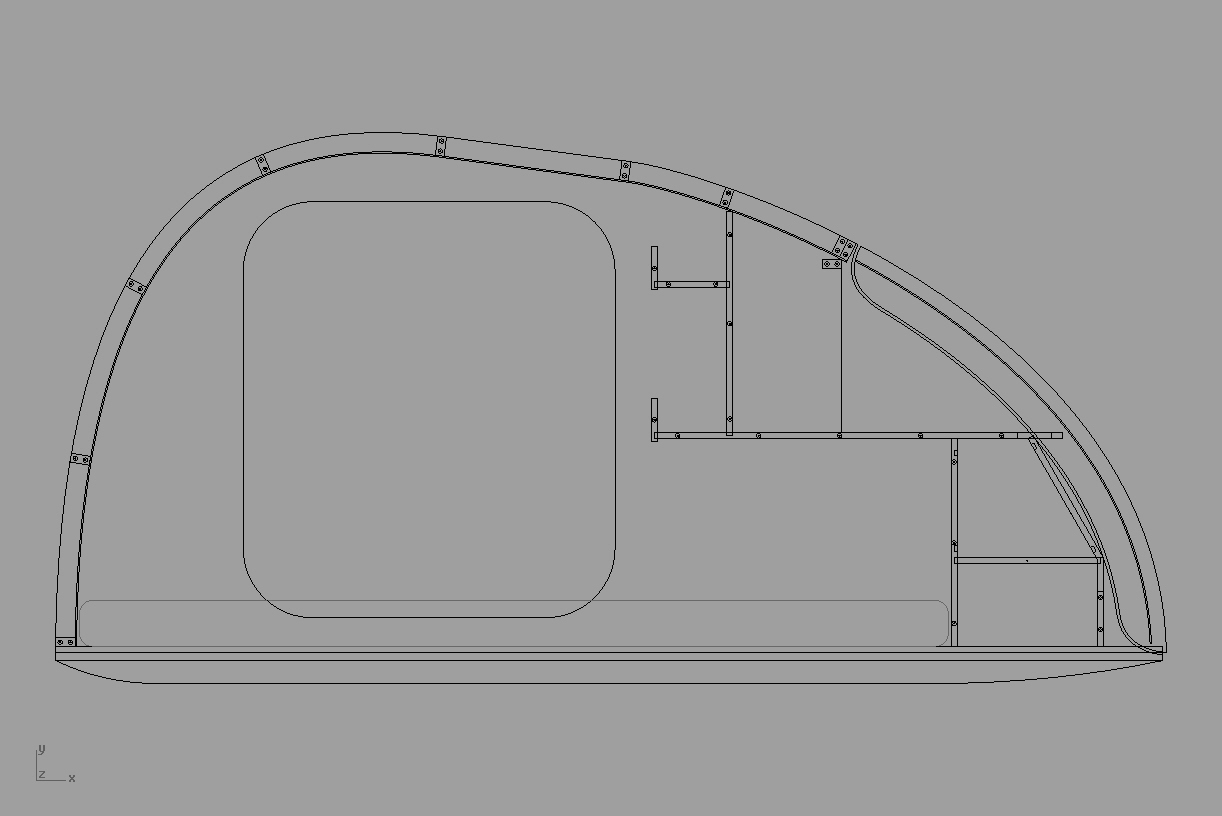 NYECAM cnc routing TEARDROP CAMPER KITS