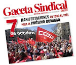 GACETA SINDICAL - MANIFESTACION 7 OCTUBRE