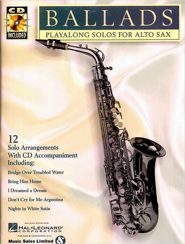 CANARIO'S SAX Jack Long Ballads Playalong Solos for Alto Sax