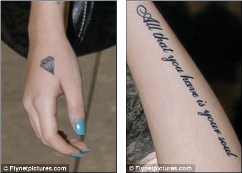 Dailyceleb Cher Lloyd Gets Butterflies As She Unveils Her New And Eighth Tattoo