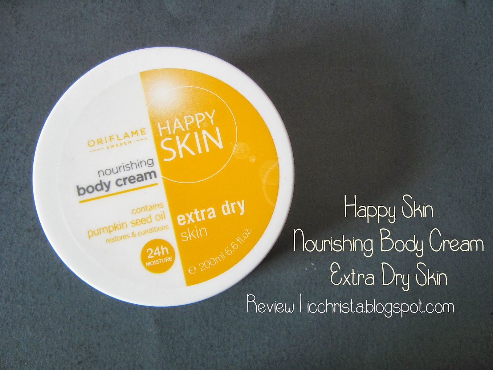 [ Review ] Oriflame Happy Skin Nourishing Body Cream Extra Dry Skin
