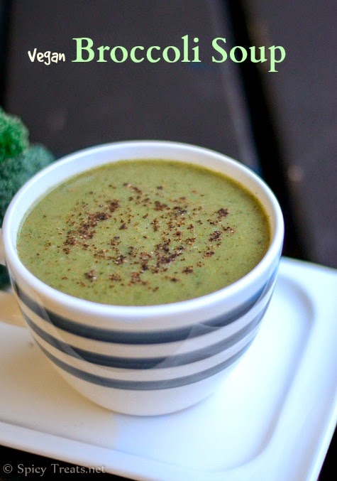 Roasted Broccoli Soup Recipe