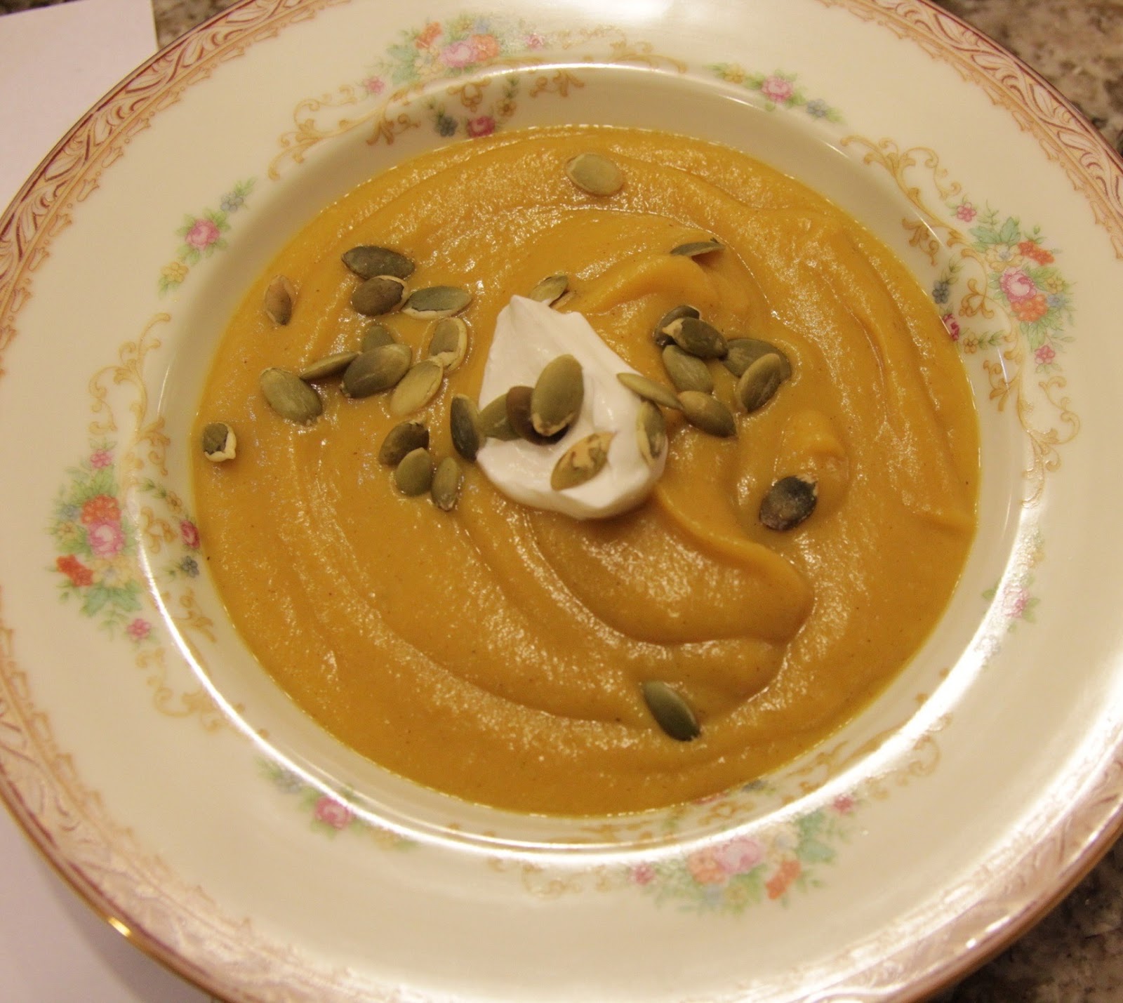 SOUNDING MY BARBARIC GULP! Butternut Squash & Apple Bisque