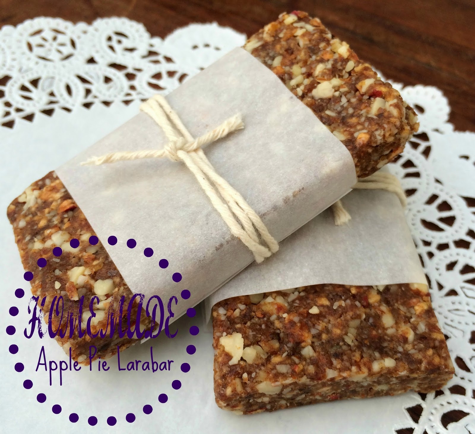 The Purple Front Door Homemade Apple Pie Larabar