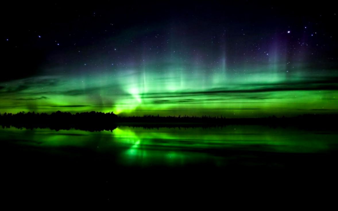 1280x800 Aurora Borealis Lake Silhouette Wallpaper Desktop 1280x800 Aurora Borealis Lake Silhouette Wallpaper Desktop