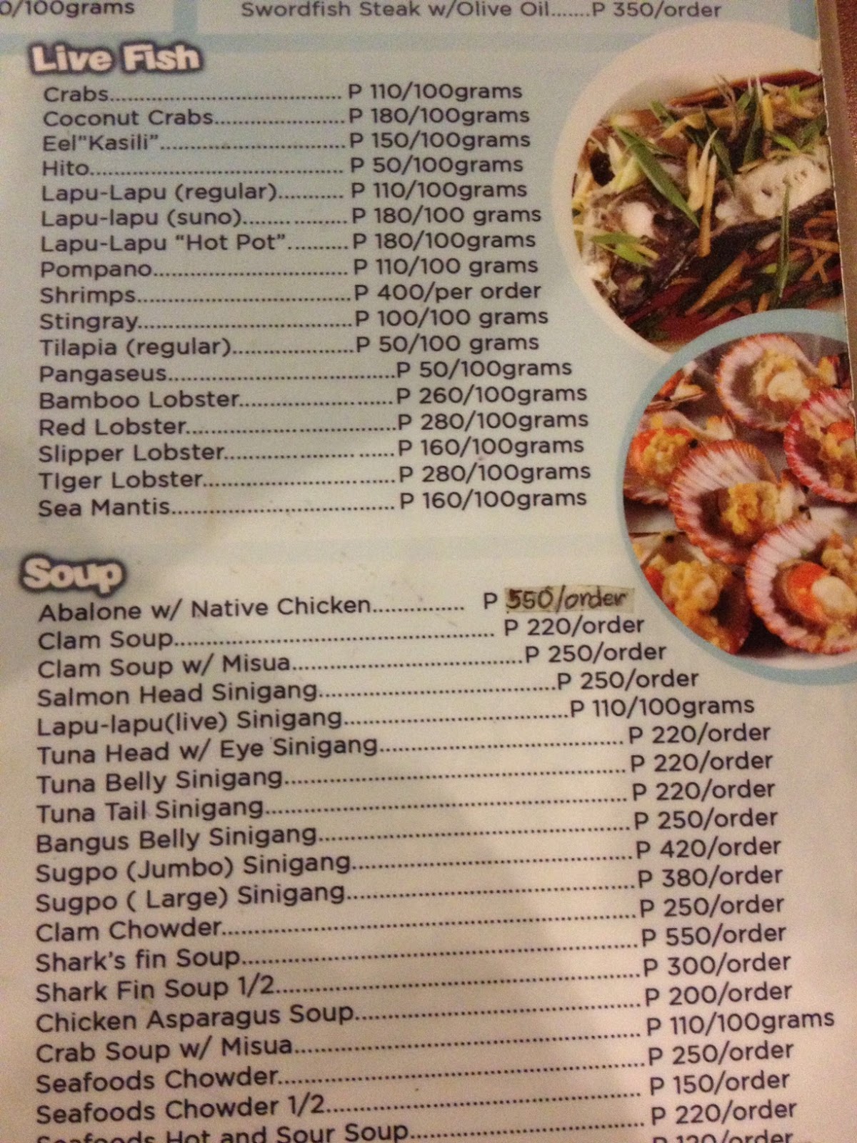 The Mediocre Wanderer MARINA TUNASeafood Indulgence At Davao's Finest