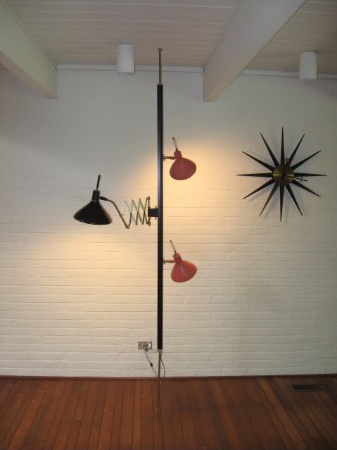 Braxton And Yancey Tension Pole Lamps