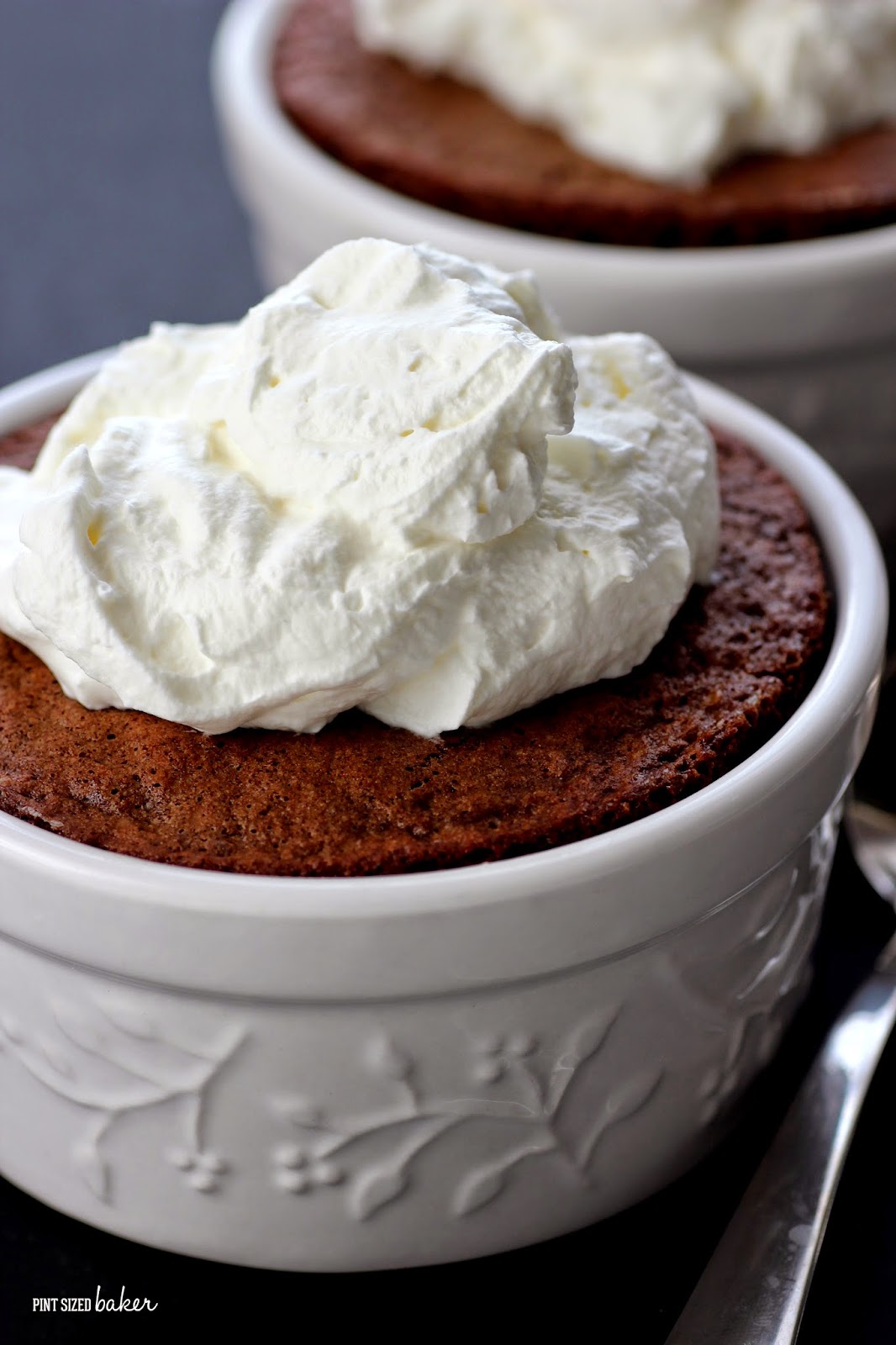 Chocolate Fudge Cakes for Two Pint Sized Baker