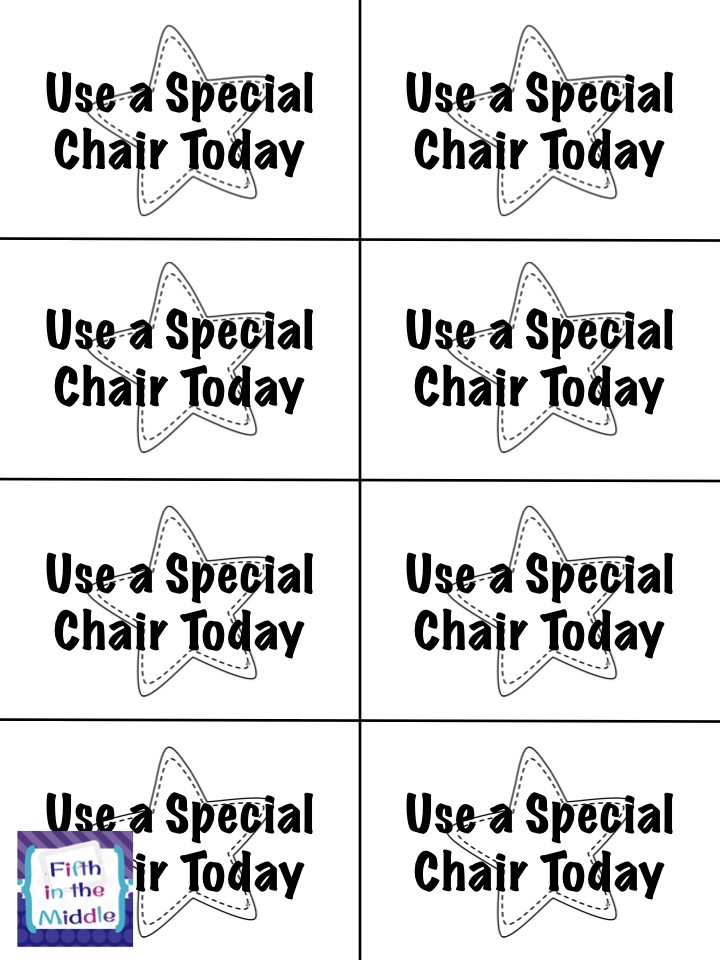 Spark Student Motivation Coupons Fifth in the Middle