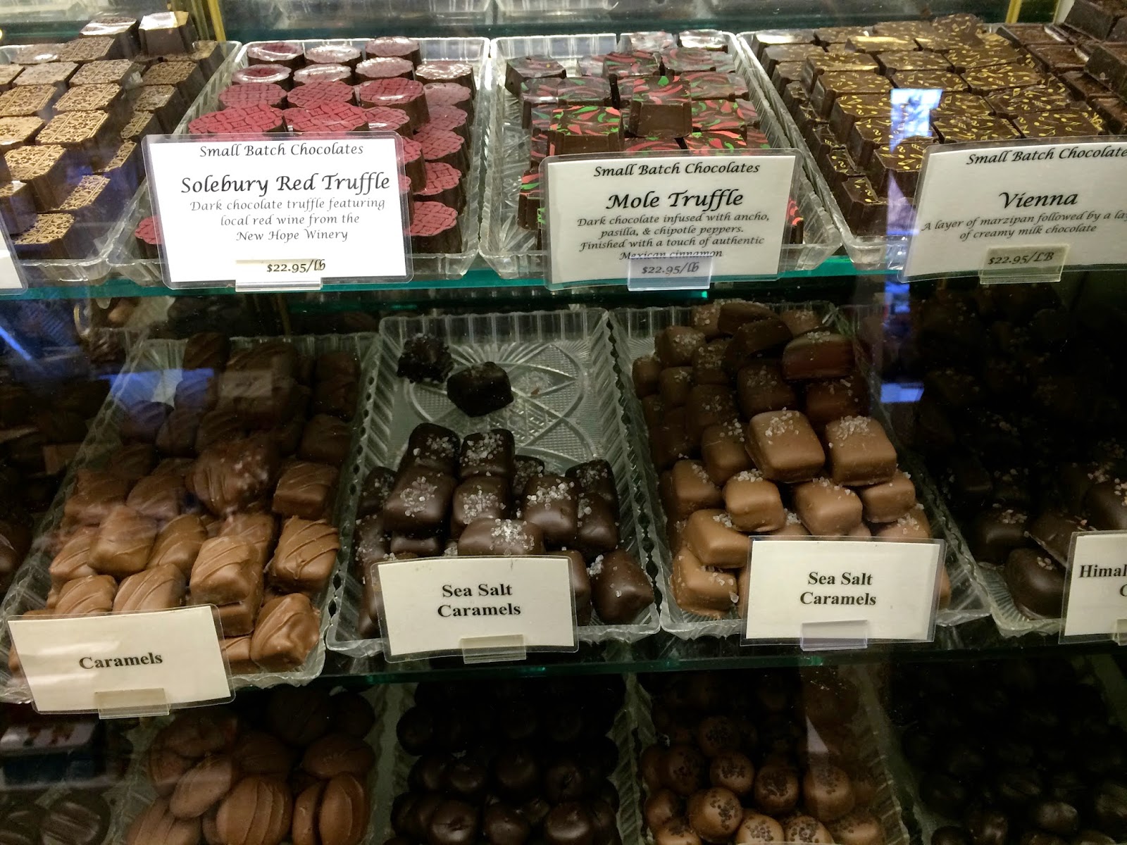 Obsessive Sweets Shop Visit Pierre's Chocolates of New Hope, Pennsylvania