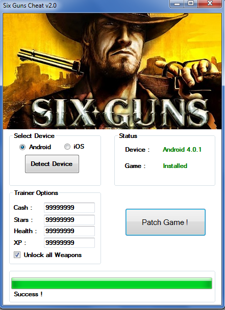 six guns 2 6 0 на андроид много денег