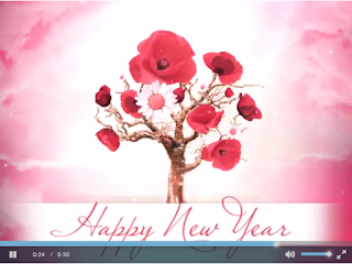 flower style free new year ecards beautiful new year ecards free