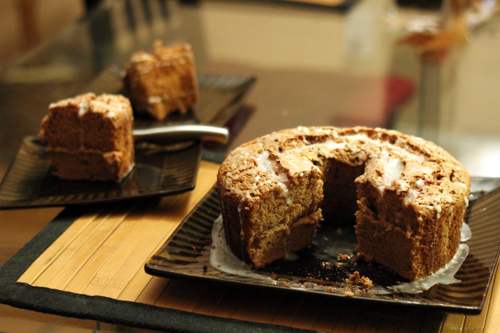 homevolution {Recipe} Chocolate Peanut Butter Angel Food Cake