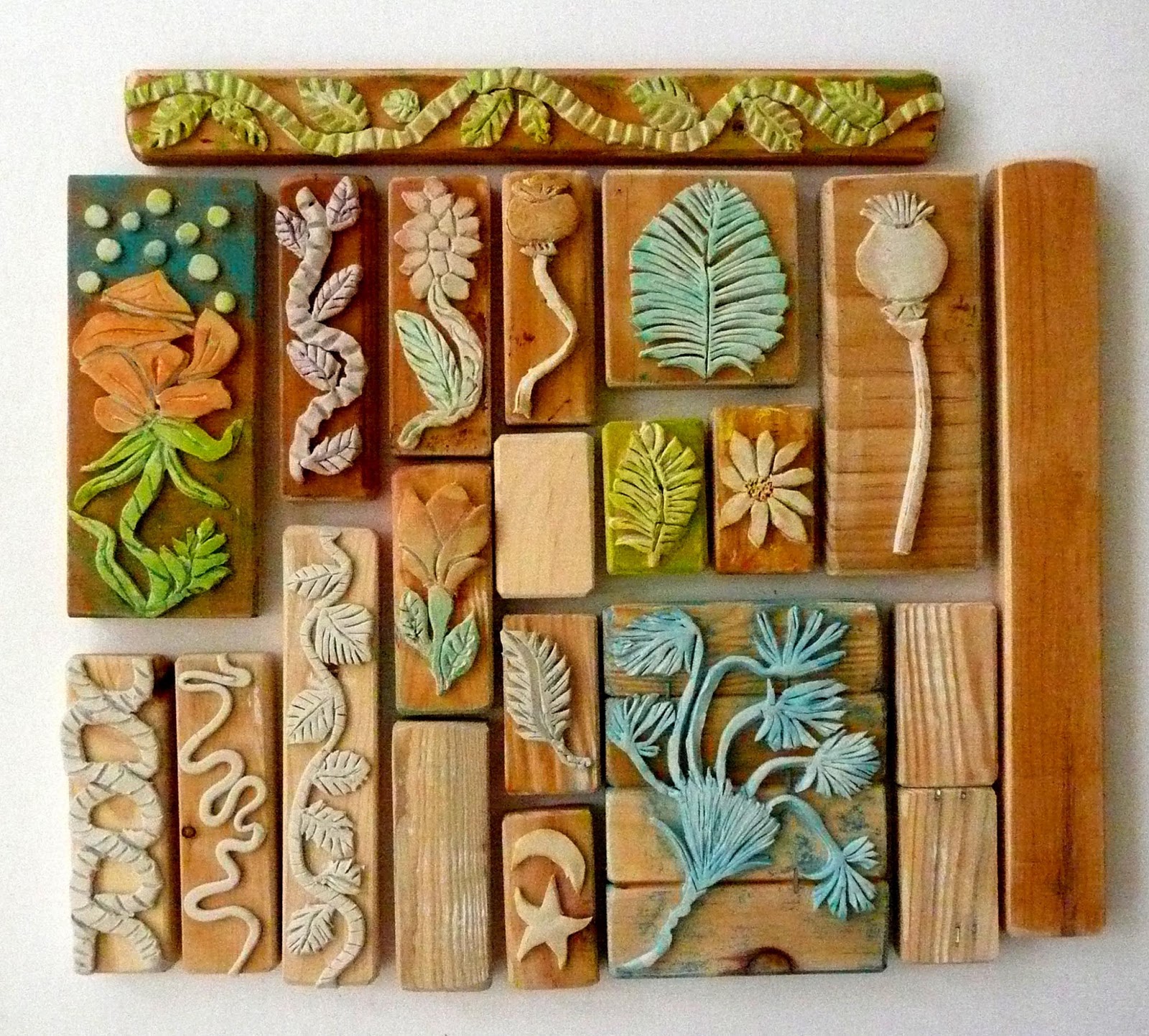 Linda's Art Quilts Polymer Clay Stamps Demonstration at SAQA Regional