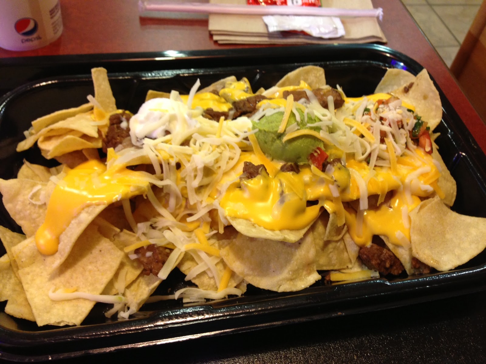 Taco Bell XXL Steak Nachos Nick's a Food Snob