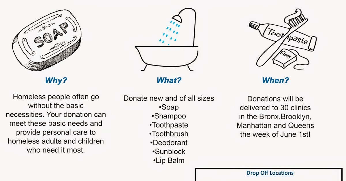 What do you do with unused toiletries?
