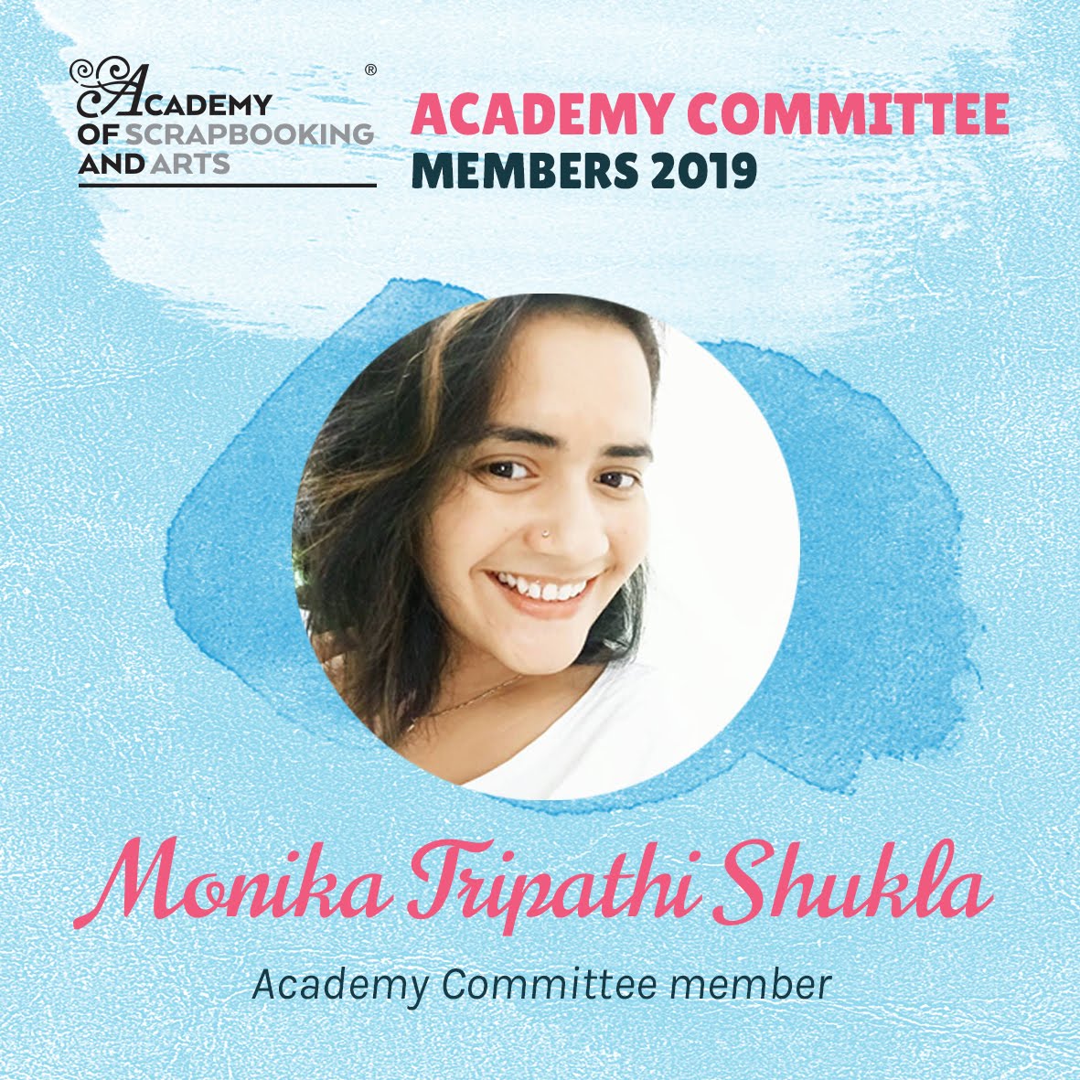 Committee Member for Academy of Scrapbooking and Arts