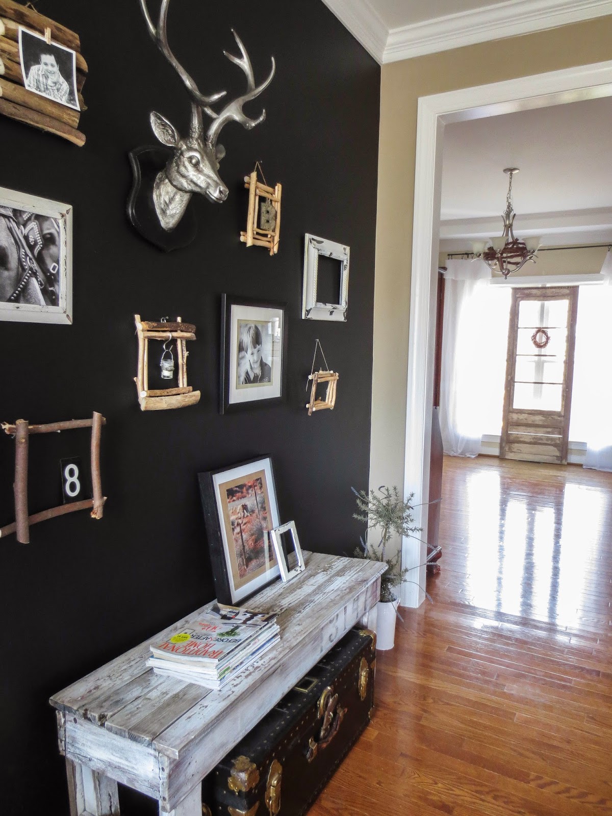 Down to Earth Style Paint A Black Accent Wall