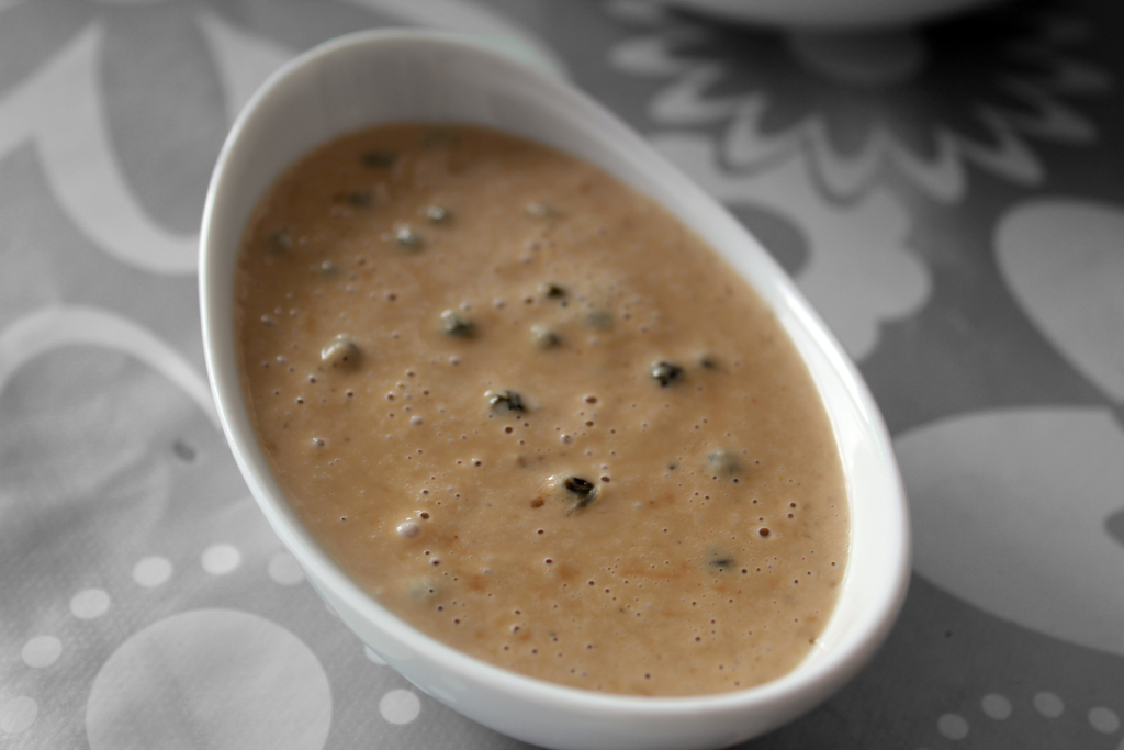 Salsa de pimienta verde Granados en la cocina