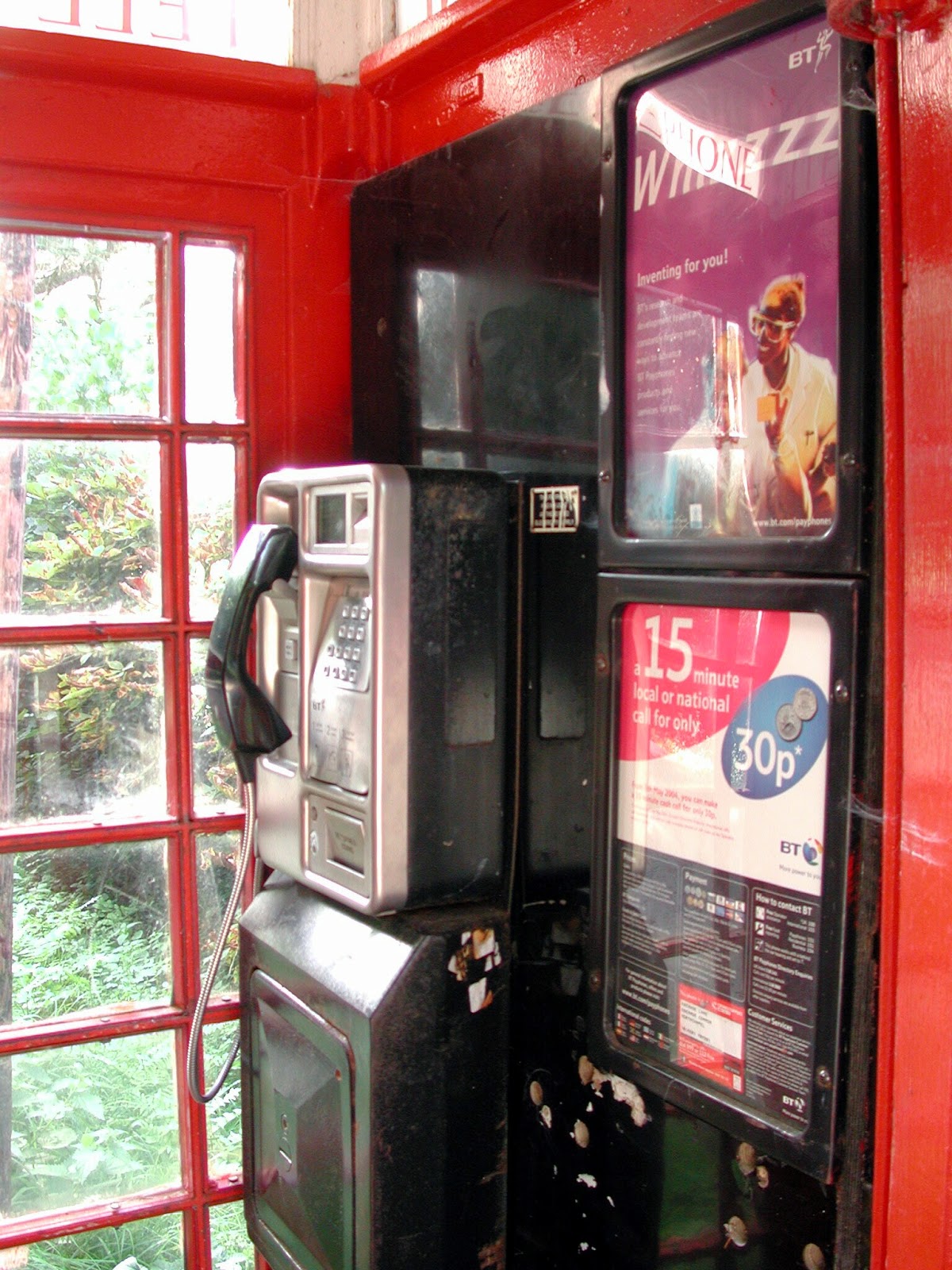 Lucy Melford Red telephone boxes