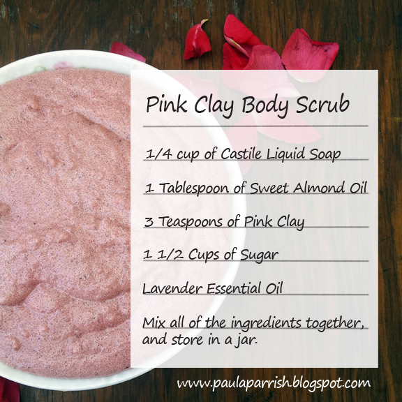 Gypsy Stash by Paula DIY Pink Clay Body Scrub